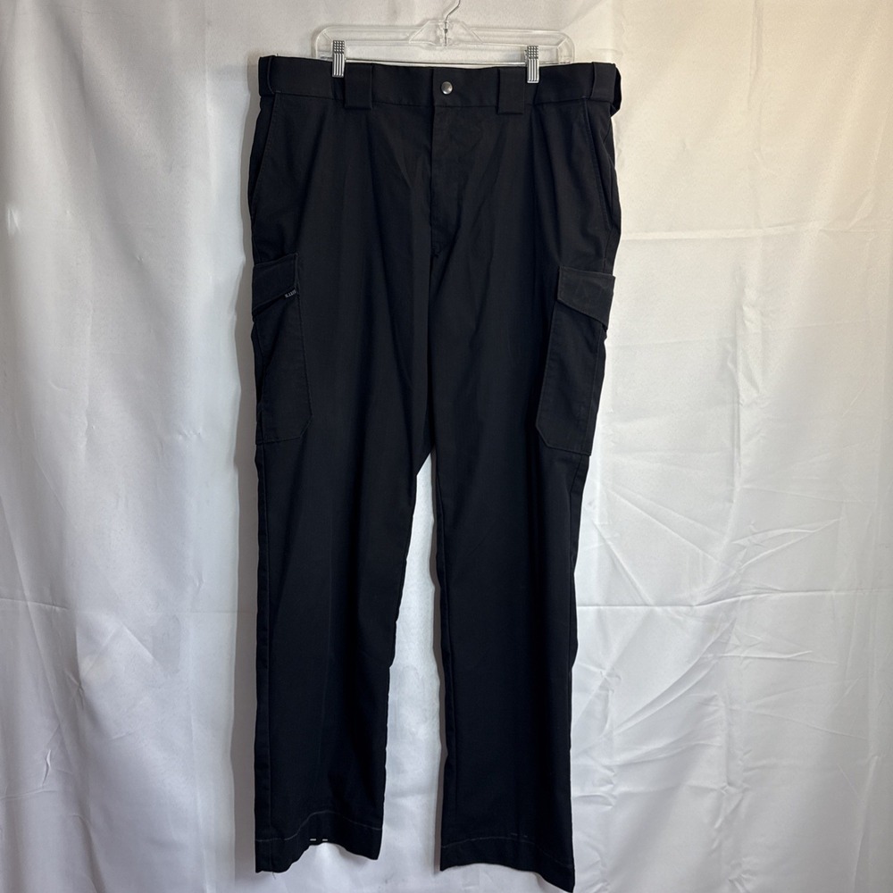 5.11 Tactical Men's Black Fast Tac Ripstop Cargo Pants Size 40x33